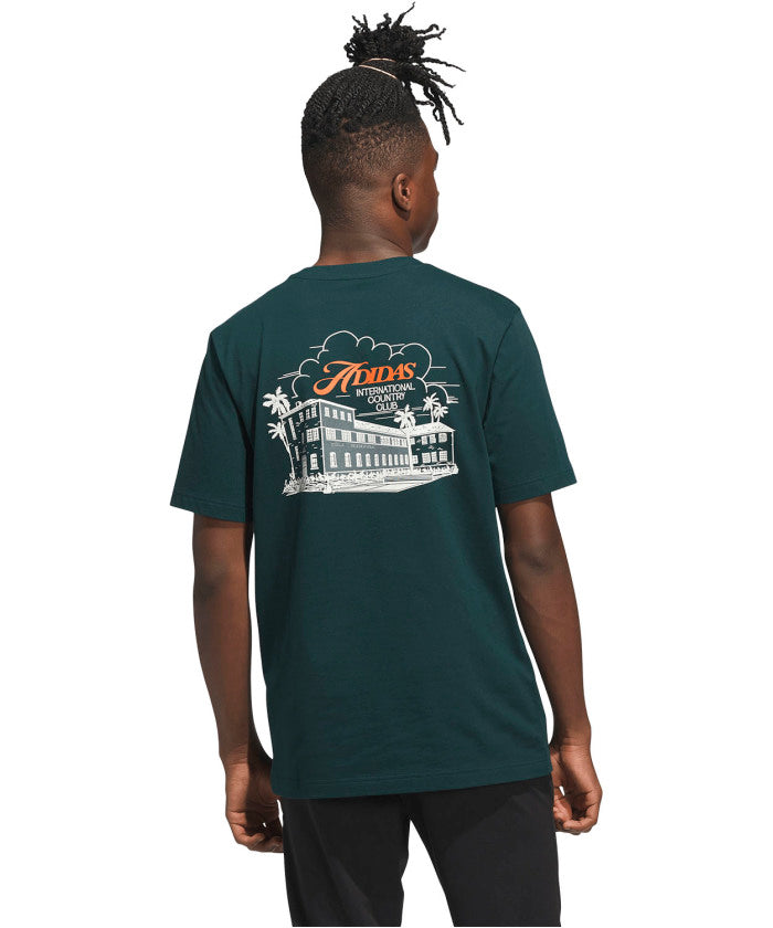 アディダス adidas アディダス adidas カントリークラブ シーニック グラフィック 半袖 T シャツ  JVH77 （JN2512 オフホワイト） JN2512 オフホワイト