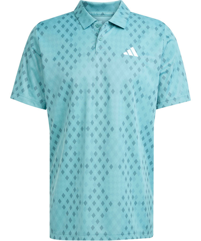 アディダス adidas アディダス adidas テニス クラブ テニス クライマクール グラフィック ポロシャツ ウェア トップス メンズ 軽量 涼しい ドライ 速 （JM1205 カーボン/ブラック） JM1205 カーボン/ブラック