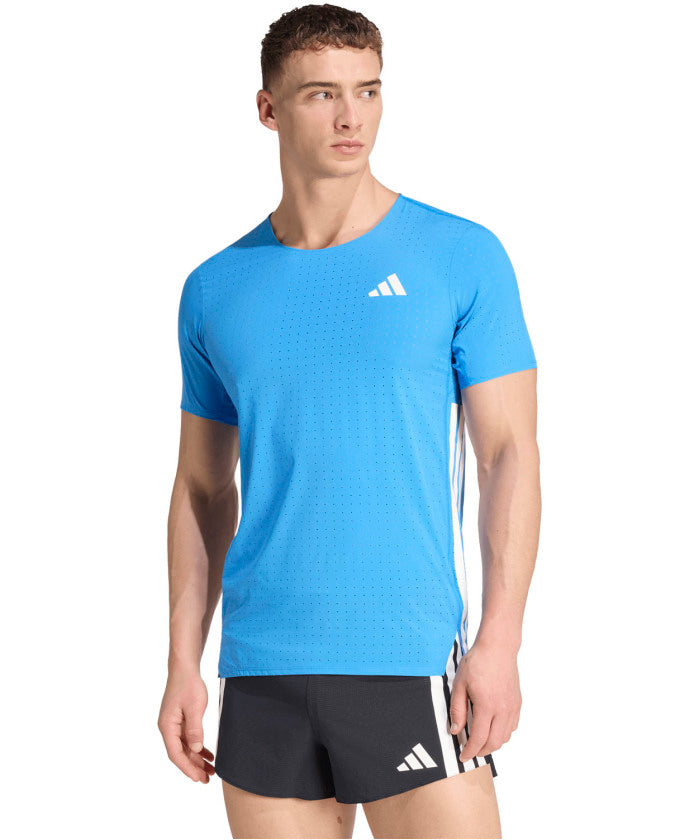 アディダス adidas アディダス adidas アディゼロ ランニング半袖 T シャツ  JOM26 （JV7171 オーロラプラム） JV7171 オーロラプラム