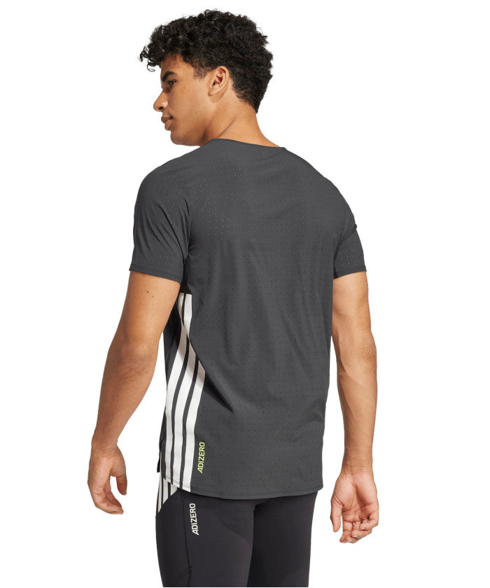 アディダス adidas アディダス adidas アディゼロ ランニング半袖 T シャツ  JOM26 （JV7171 オーロラプラム） JV7171 オーロラプラム