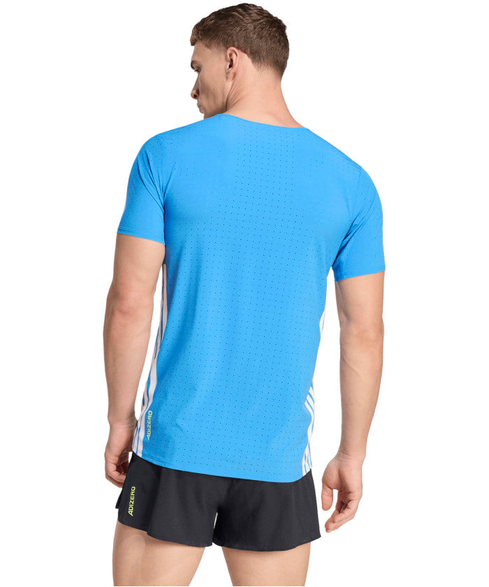 アディダス adidas アディダス adidas アディゼロ ランニング半袖 T シャツ  JOM26 （JV7171 オーロラプラム） JV7171 オーロラプラム