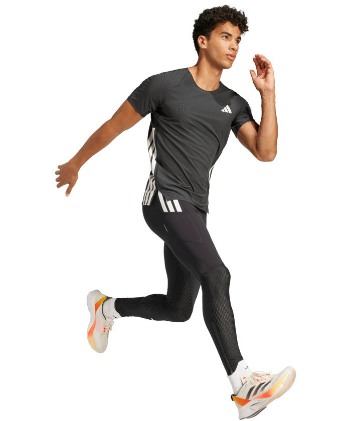 アディダス adidas アディダス adidas アディゼロ ランニング半袖 T シャツ  JOM26 （JV7171 オーロラプラム） JV7171 オーロラプラム