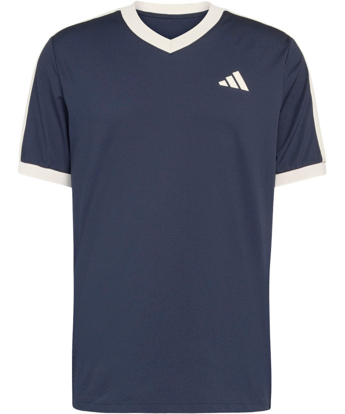 アディダス adidas アディダス adidas テニス テニス クラシックス 半袖Tシャツ トップス メンズ 機能性 柔らかい レトロ ドライ レギュラーフィット （KE6719 チョークホワイト） KE6719 チョークホワイト