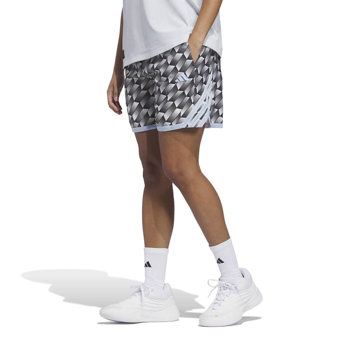 アディダス adidas クレージー ライト カレイドスコープ AOP ショーツ（CRAZY LIGHT KALEIDOSCOPE AOP SHORTS） （Black / Crystal Sky） Black / Crystal Sky