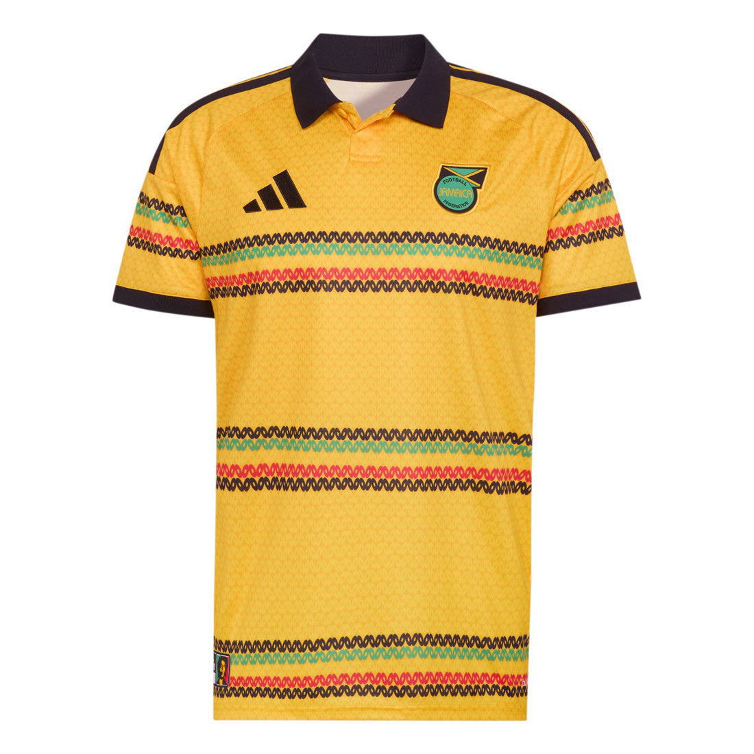 アディダス adidas ボブ・マーリー ホーム レプリカ ユニフォーム（JAMAICA NATIONAL TEAM 26 × BOB MARLEY HOME REPLICA UNIFORM） （Bold Gold） Bold Gold