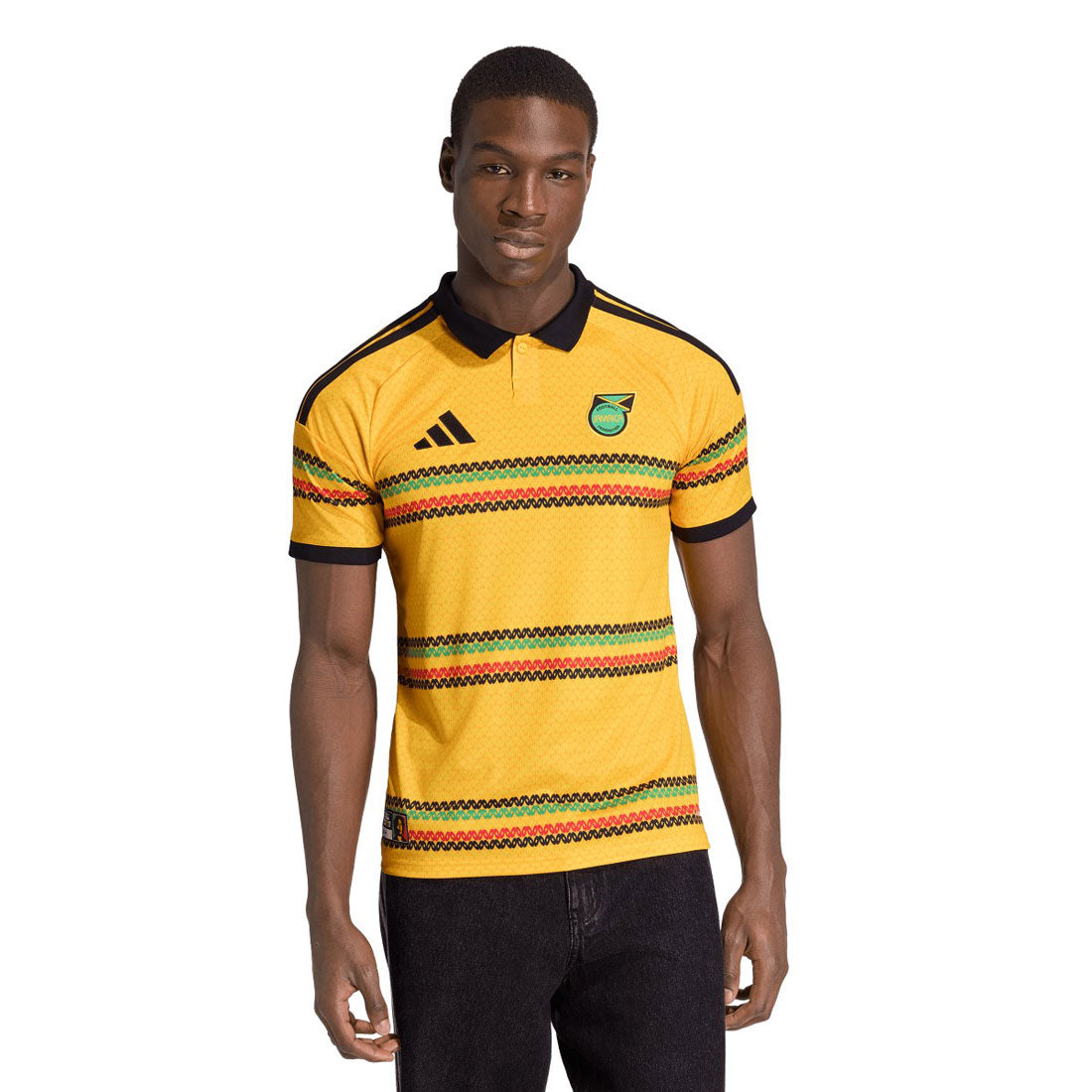 アディダス adidas ボブ・マーリー ホーム レプリカ ユニフォーム（JAMAICA NATIONAL TEAM 26 × BOB MARLEY HOME REPLICA UNIFORM） （Bold Gold） Bold Gold