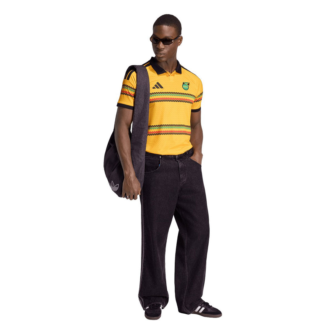 アディダス adidas ボブ・マーリー ホーム レプリカ ユニフォーム（JAMAICA NATIONAL TEAM 26 × BOB MARLEY HOME REPLICA UNIFORM） （Bold Gold） Bold Gold