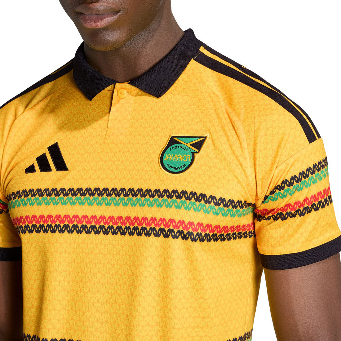 アディダス adidas ボブ・マーリー ホーム レプリカ ユニフォーム（JAMAICA NATIONAL TEAM 26 × BOB MARLEY HOME REPLICA UNIFORM） （Bold Gold） Bold Gold