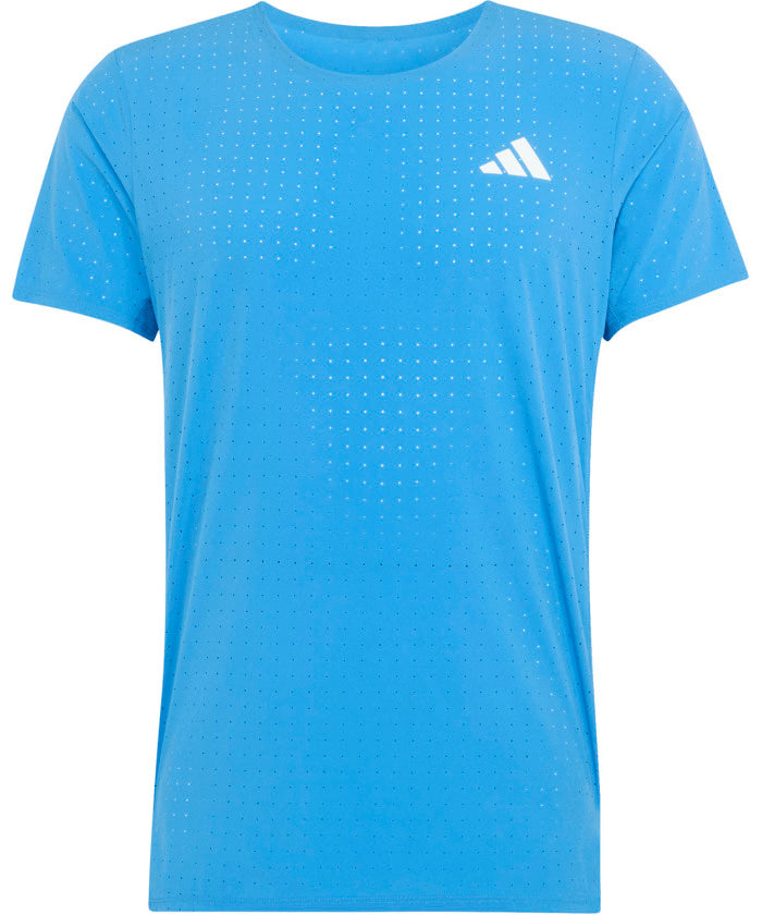 アディダス adidas アディダス adidas アディゼロ ランニング 半袖Tシャツ メンズ 男性 トップス 柔軟性 スリムシルエット クルーネック リフレクター （KB3904 レイブルー） KB3904 レイブルー