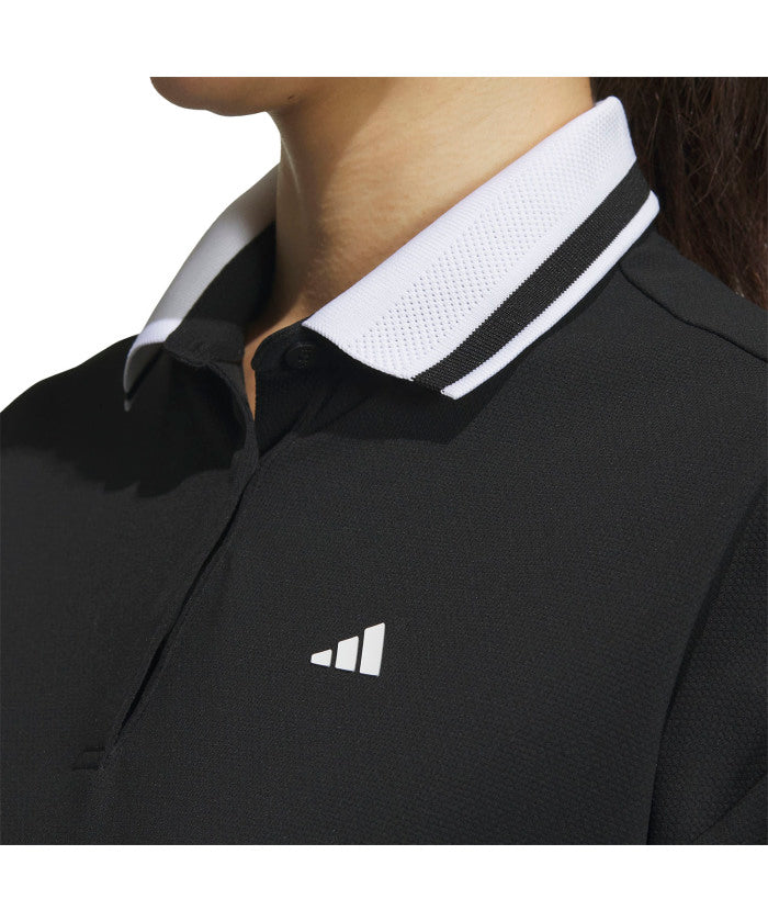 阿迪達斯 adidas adidas 阿迪達斯 高爾夫 方形剪裁 迷你平針織 Polo 女士 上衣