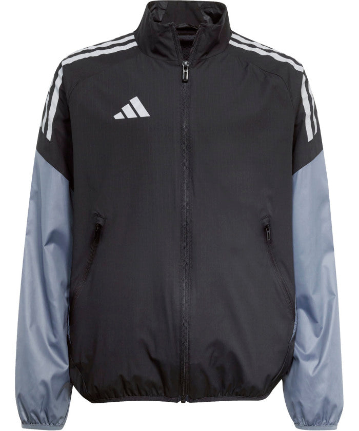 adidas アディダス アウタートップ 濃紺(光沢)長袖 防風軽量★レア新品 adidas 【古着】adidas（アディダス）紺 黄緑 ネイビー