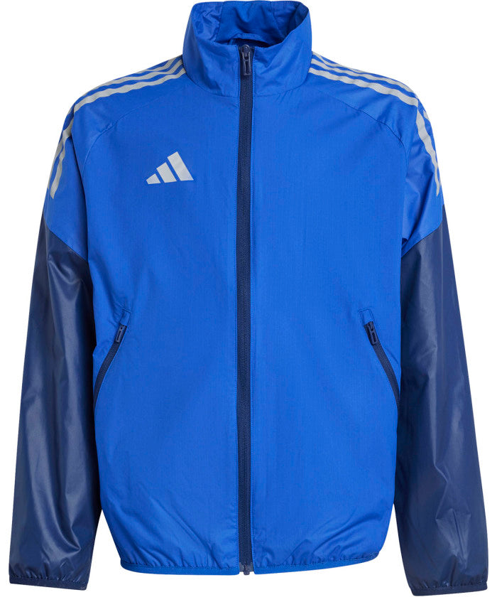 アディダス adidas アディダス adidas サッカー ウインドジャケット キッズ サッカーウェア 上着 防寒着 ジャンパー 羽織 服 子ども ジュニア 冬 部活 （JP1255 チームネイビーブルー） JP1255 チームネイビーブルー