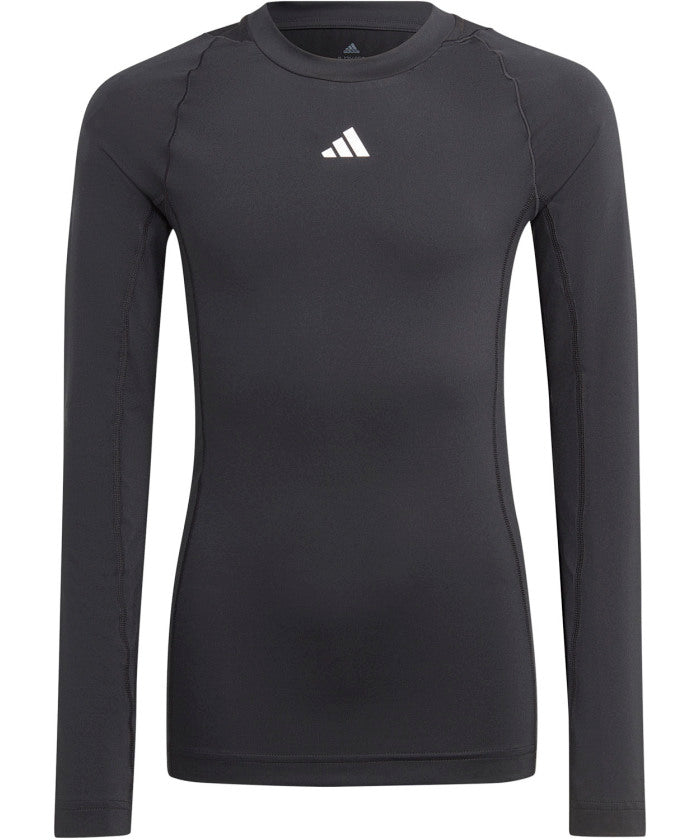 アディダス adidas アディダス adidas サッカー テックフィット AEROREADY 長袖Tシャツ 子ども キッズ ジュニア フットボール ロングスリーブTシャツ （IA2025 ブラック） IA2025 ブラック