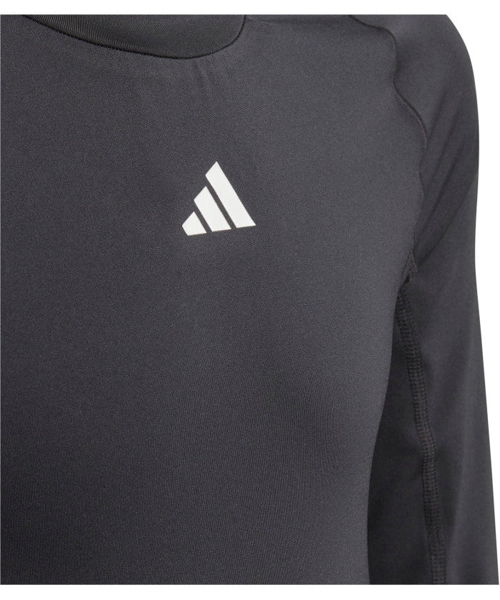 アディダス adidas アディダス adidas サッカー テックフィット AEROREADY 長袖Tシャツ 子ども キッズ ジュニア フットボール ロングスリーブTシャツ （IA2025 ブラック） IA2025 ブラック