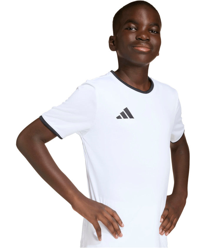 アディダス adidas アディダス adidas サッカー エントラーダ 26 ジャージー キッズ  CQ691 （JZ2532 ホワイト/ブラック） JZ2532 ホワイト/ブラック