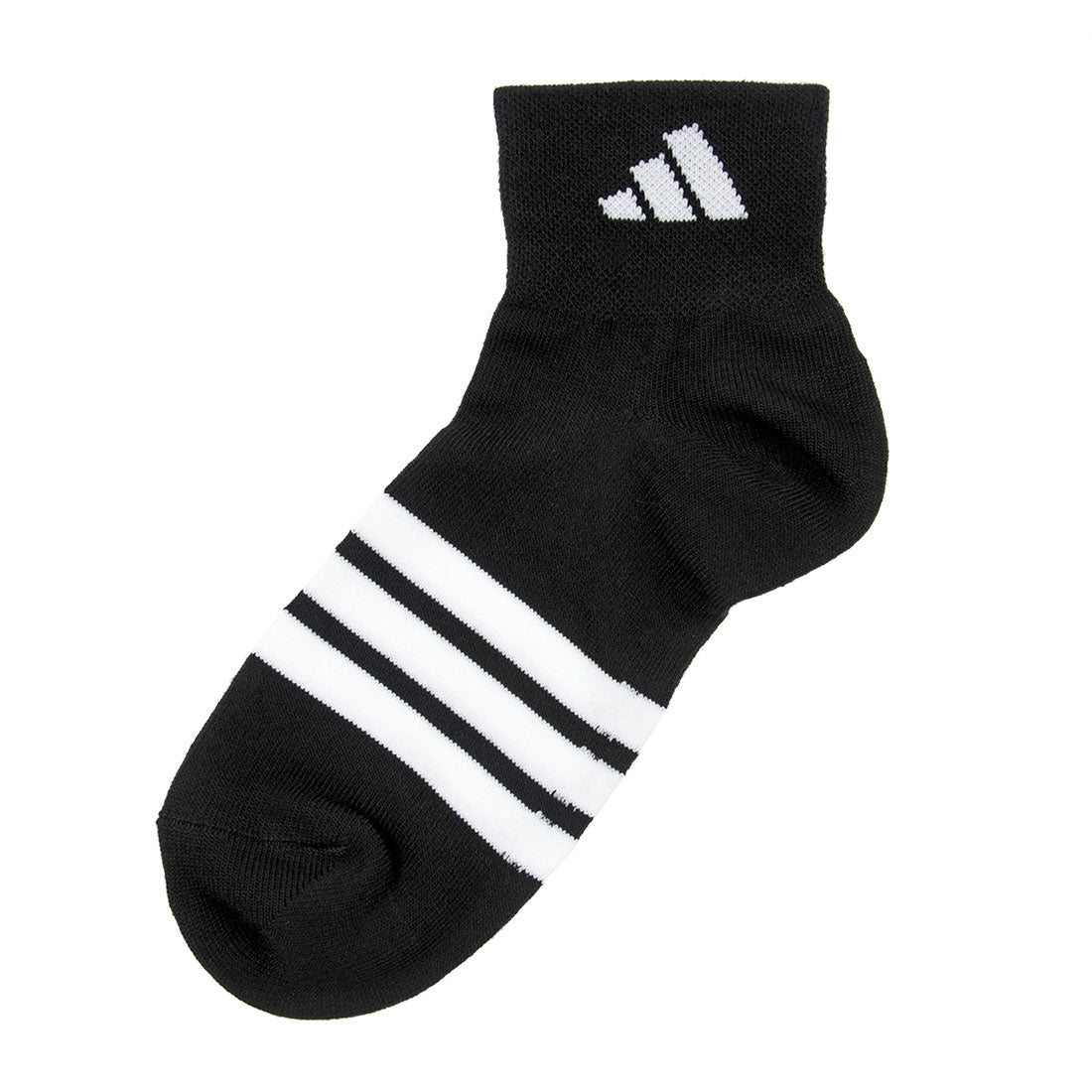 Adidas adidas Fukuske 【Adidas: DEO】3 pairs set socks plain wide heel logo line short length reinforced toe and heel women's ladies Fukuske fukuske ふくすけ