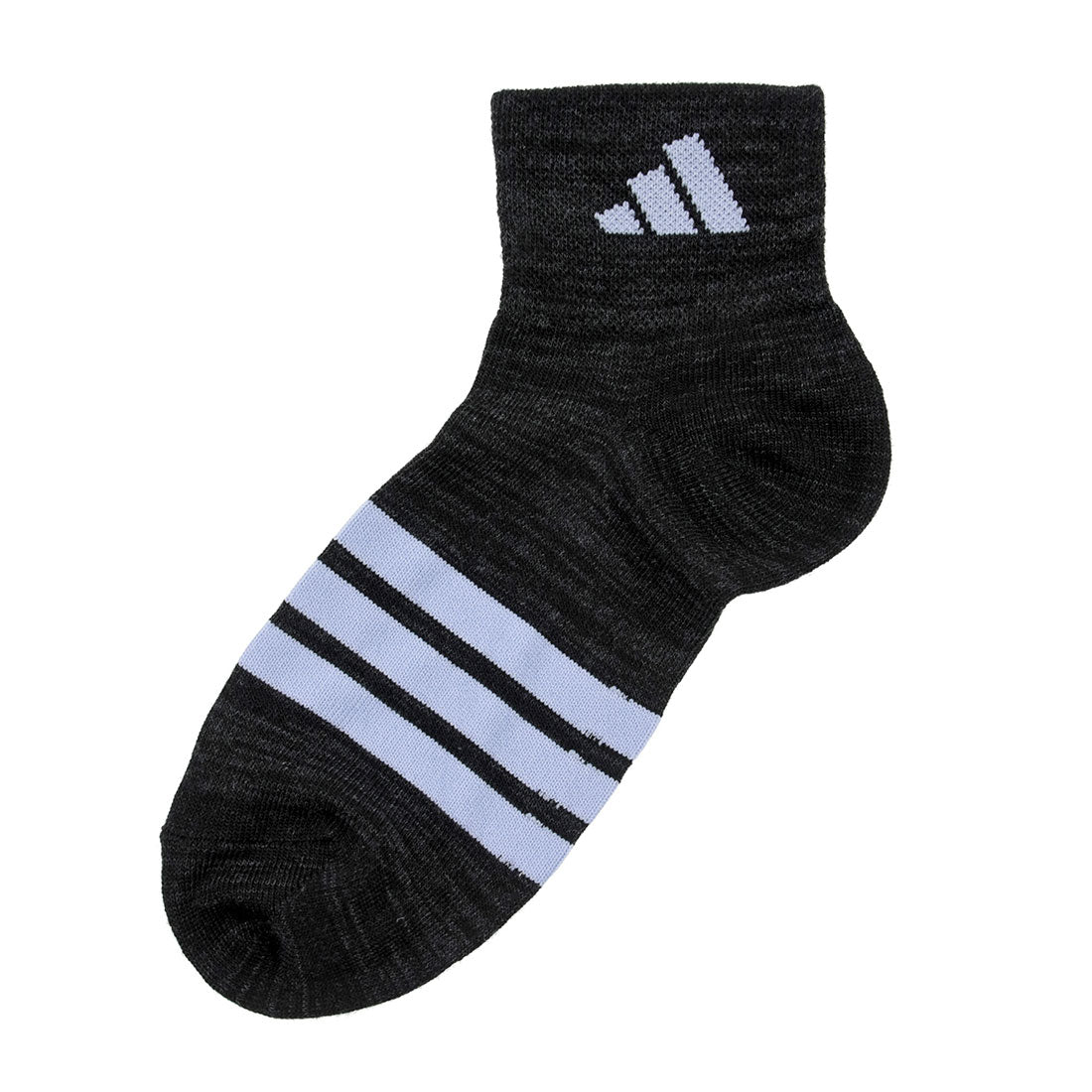 Adidas adidas Fukuske 【Adidas: DEO】3 pairs set socks plain wide heel logo line short length reinforced toe and heel women's ladies Fukuske fukuske ふくすけ