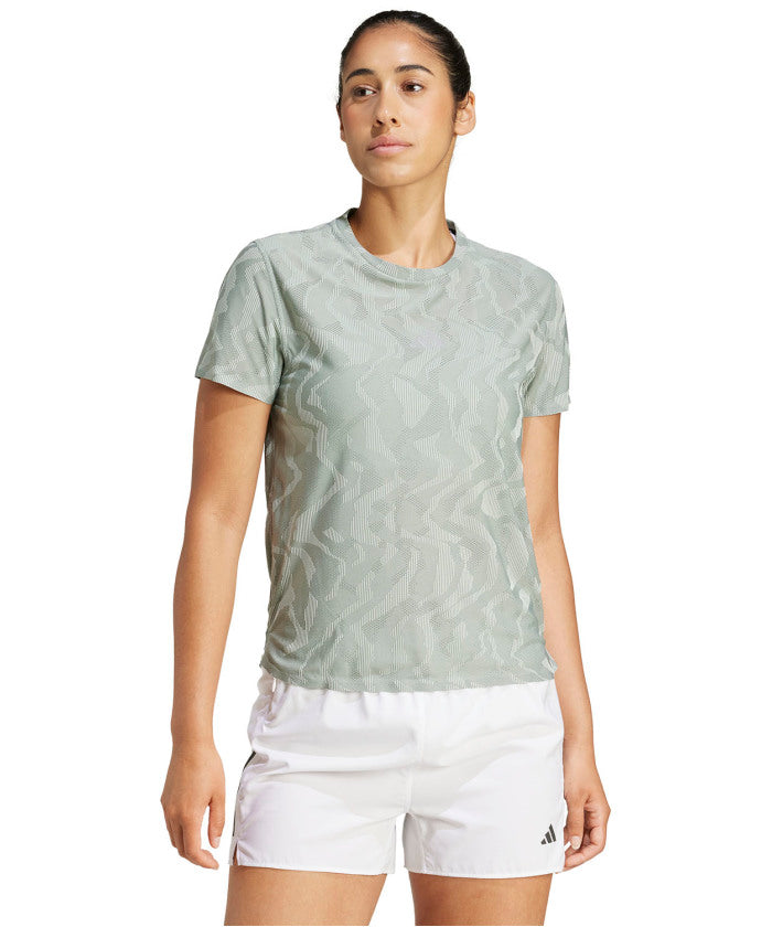 アディダス adidas アディダス adidas アルティメット ランニング エンジニアード T シャツ クライマクール + KVL47 （JD7789 シルバーグリーン） JD7789 シルバーグリーン