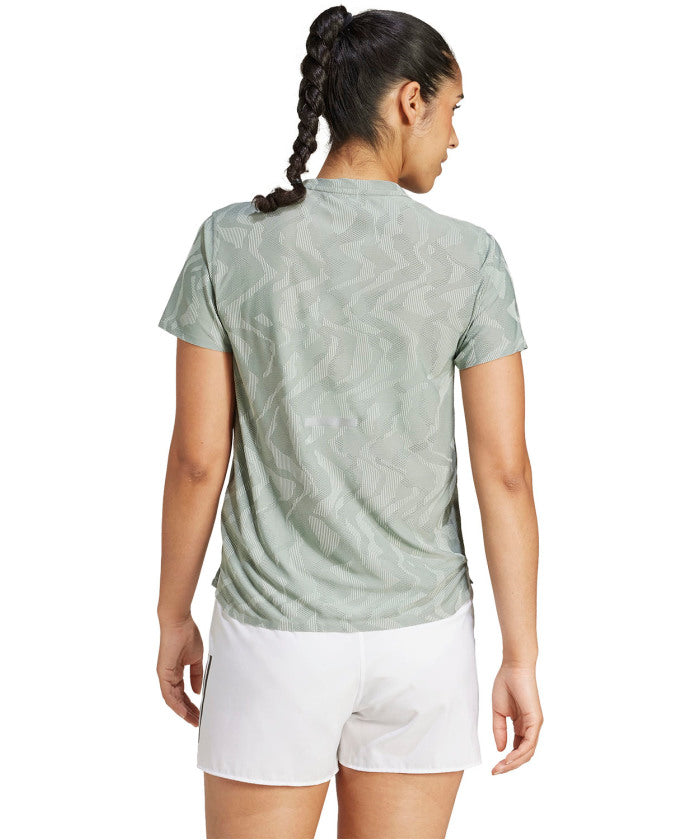 アディダス adidas アディダス adidas アルティメット ランニング エンジニアード T シャツ クライマクール + KVL47 （JD7789 シルバーグリーン） JD7789 シルバーグリーン