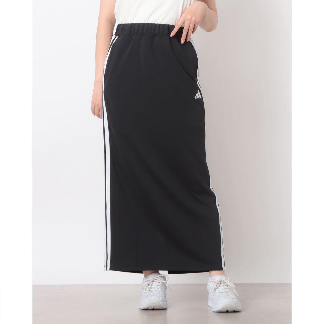 アディダス adidas レディース W MH 3S KN Iラインスカート SW799 （ブラック） ブラック