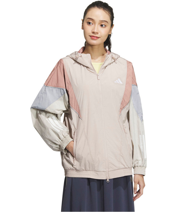 アディダス adidas アディダス adidas BYS スリーストライプス ウーブン 軽量ジャケット  KRC74 （JL5106 ワンダータープ） JL5106 ワンダータープ