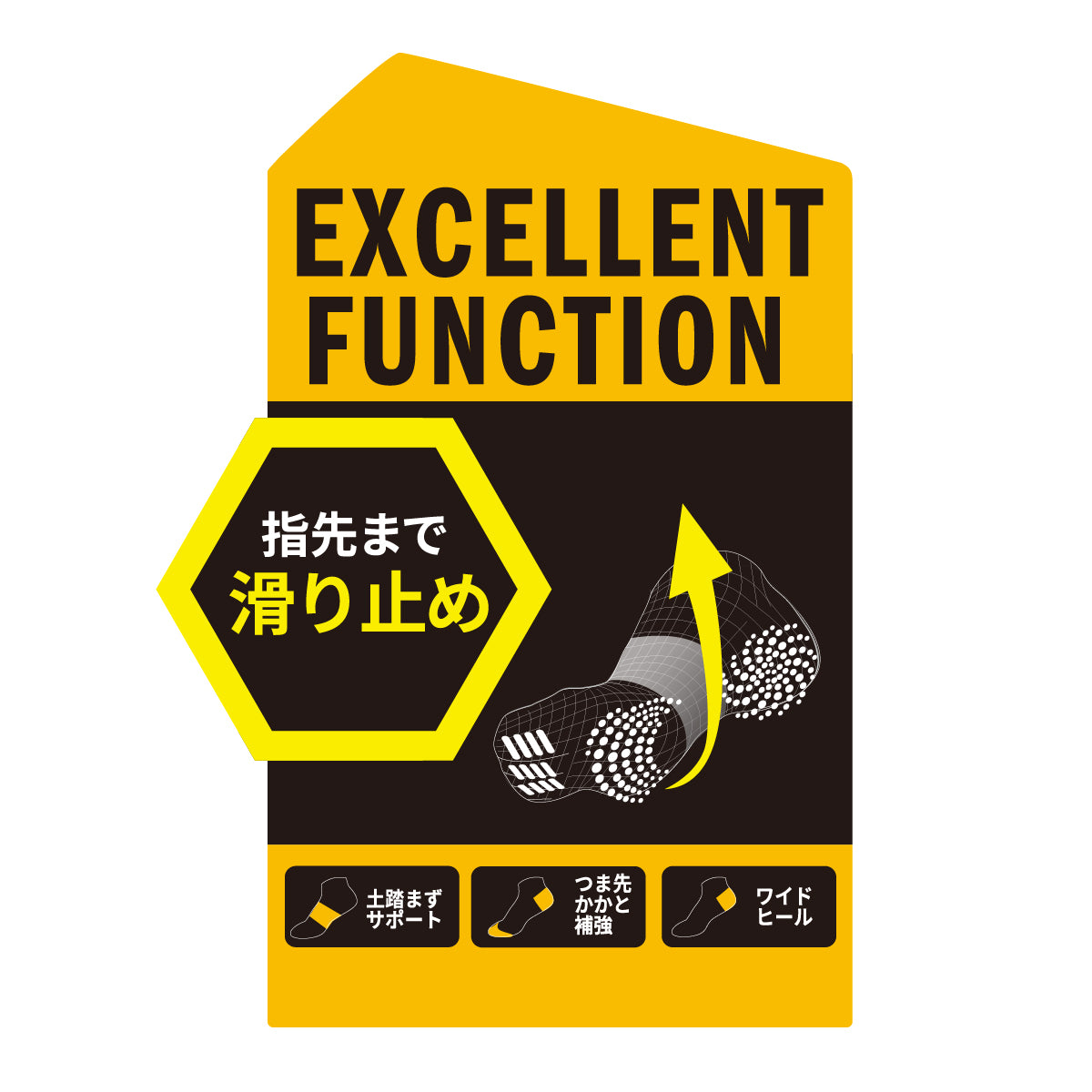 アディダス adidas 【adidas(アディダス) ： EXCELLENT FUNCTION】 靴下 ワンポイント ライン ショート丈 5本指(3134-52P)ブラック090 M （ブラック090） ブラック090