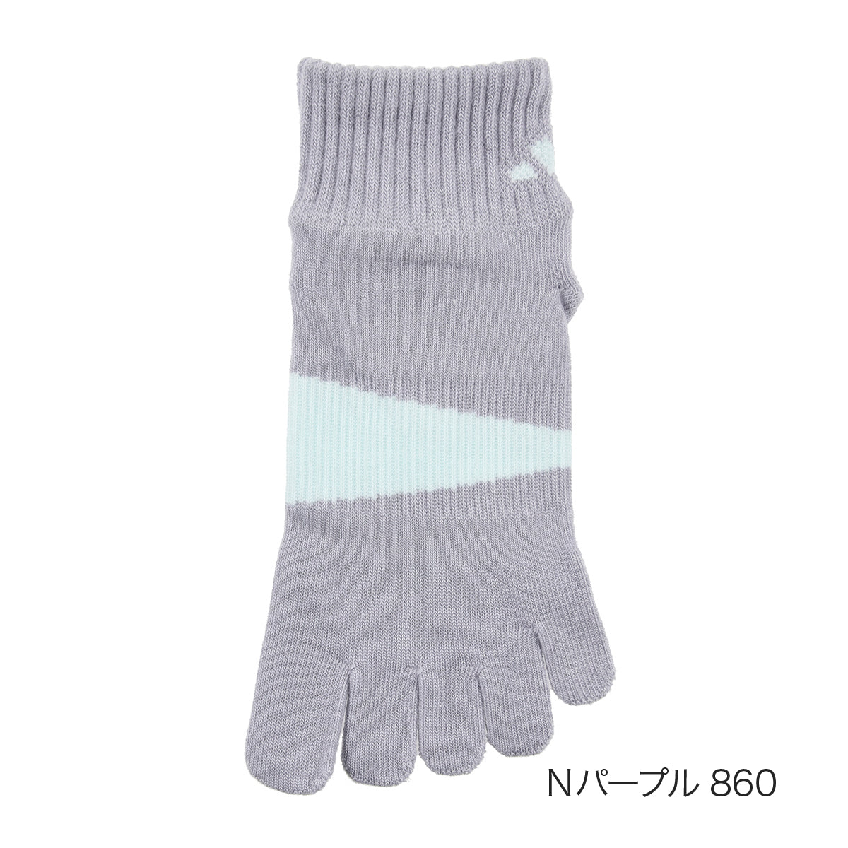 アディダス adidas 【adidas(アディダス) ： EXCELLENT FUNCTION】 靴下 ワンポイント ライン ショート丈 5本指(3134-52P)Nパープル860 M （Nパープル860） Nパープル860