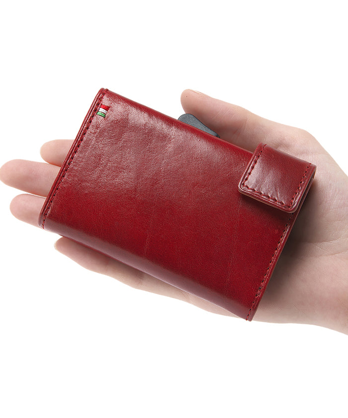 ADC Italian Leather Aluminum Card Holder