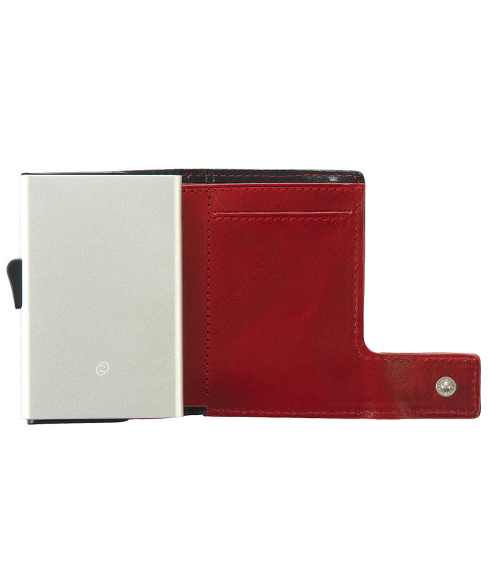 ADC Italian Leather Aluminum Card Holder