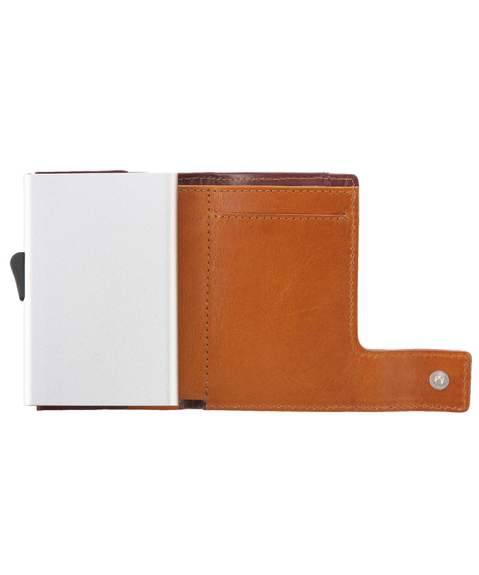 ADC Italian Leather Aluminum Card Holder