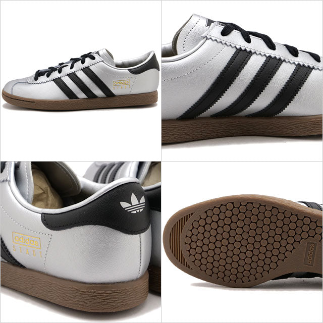 adidas Originals STADT silver met/core black/gum 5 [JR9563]