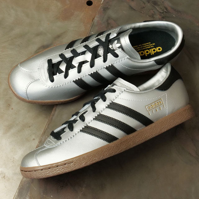adidas Originals STADT silver met/core black/gum 5 [JR9563]