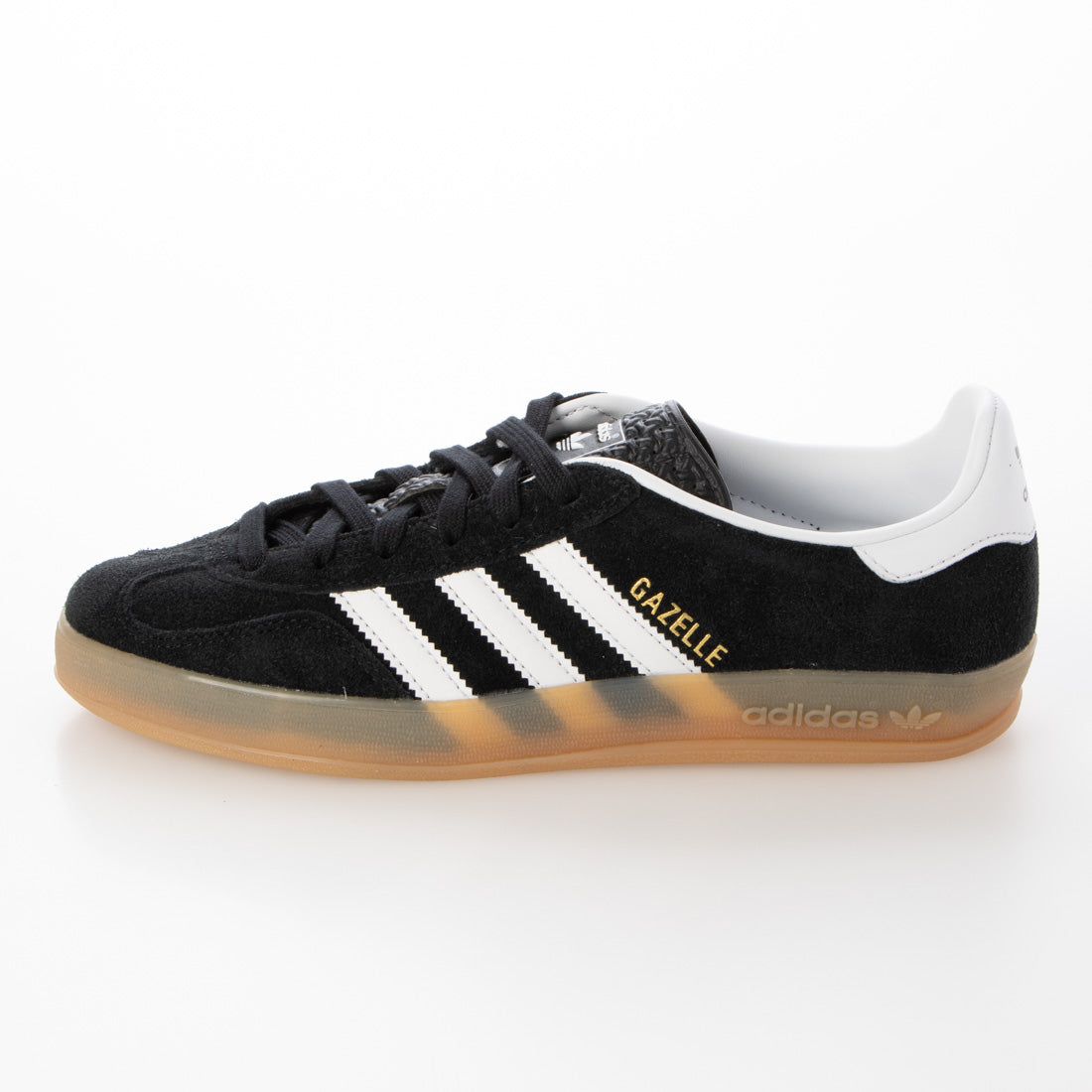 adidas Originals GAZELLE INDOOR Gazelle 室內運動鞋 JI2060 黑色鞋膠底男式女式