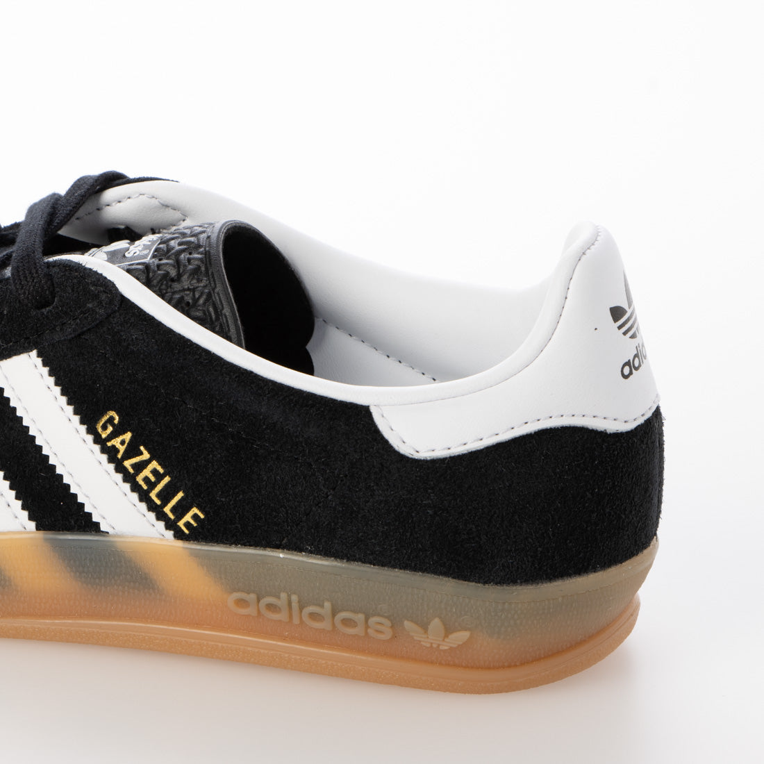 adidas Originals GAZELLE INDOOR Gazelle 室內運動鞋 JI2060 黑色鞋膠底男式女式