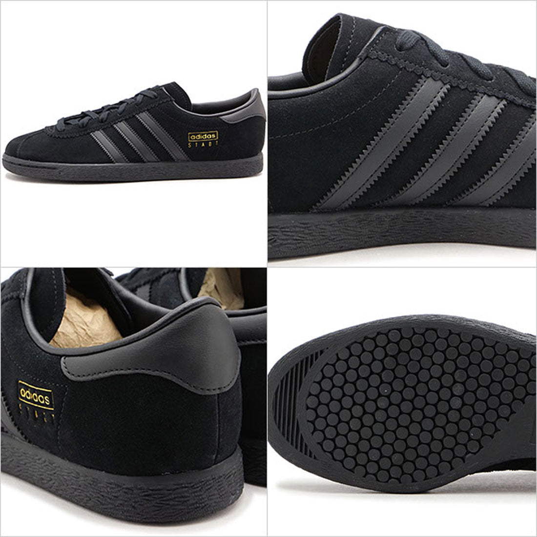 アディダス オリジナルス adidas Originals adidas Originals STADT コアブラック/コアブラック/カーボン [NJH41/JI1881 FW24] （コアブラック/コアブラック/カーボン） コアブラック/コアブラック/カーボン