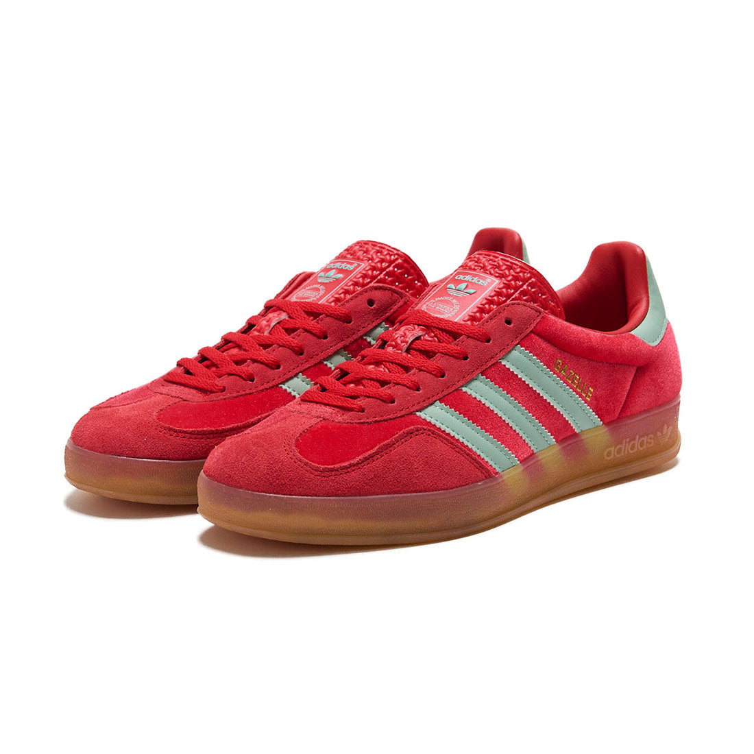 アディダス オリジナルス adidas Originals adidas Originals GAZELLE INDOOR（アディダスオリジナルス ガゼル インドア） （ベタースカーレット/ヘイジーグリーン/ガムスリー） ベタースカーレット/ヘイジーグリーン/ガムスリー