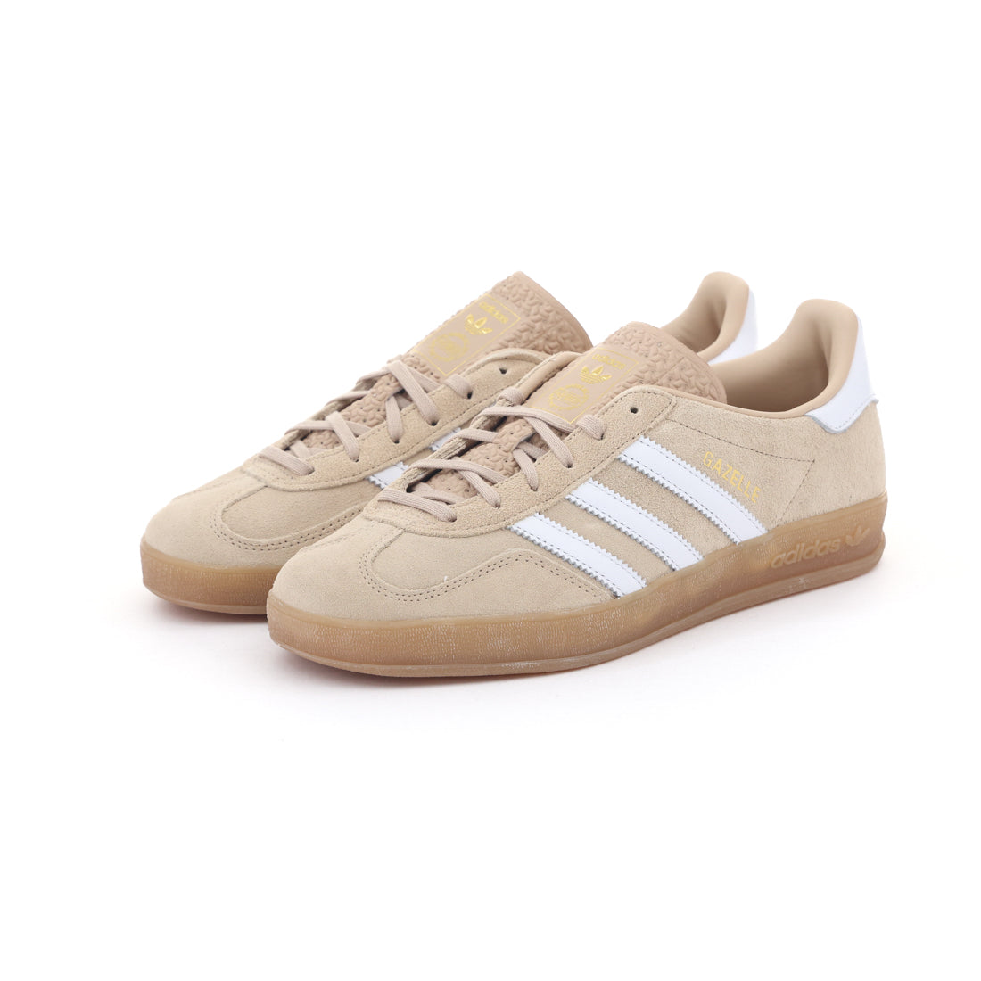 アディダス オリジナルス adidas Originals レディース メンズ スニーカー ガゼル インドア GAZELLE INDOOR IH5482 ローテクスニーカー 正規品 （Mベージュ/Cホワイト/ガム） Mベージュ/Cホワイト/ガム