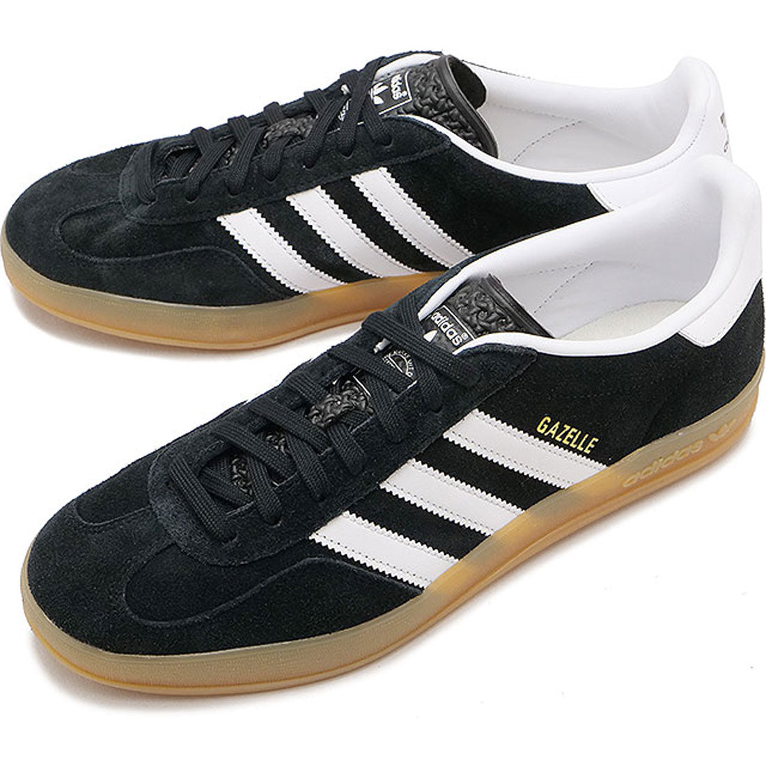 adidas Originals adidas Originals GAZELLE INDOOR Core 黑色/鞋類白色/橡膠 [NKT64/JI2060 FW24]