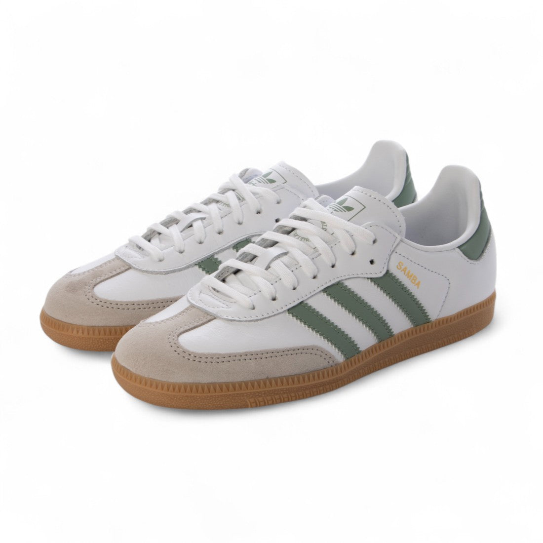アディダス オリジナルス adidas Originals SAMBA OG J （F.WHT/SLV GRN） F.WHT/SLV GRN