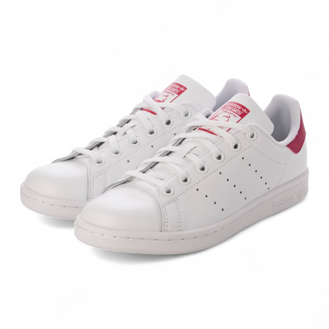 アディダス オリジナルス adidas Originals STAN SMITH J スタンスミス レディース ジュニア スニーカー （ホワイト/ピンク） ホワイト/ピンク