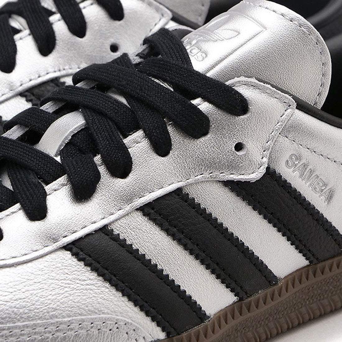 Adidas Originals SAMBA OG W silver metallic/core black/gum [JI4218]