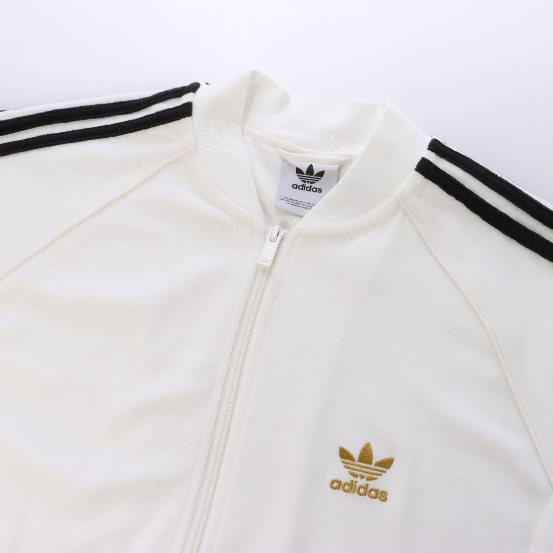 Adidas Originals terry cloth track top jersey JX8972 white men's women