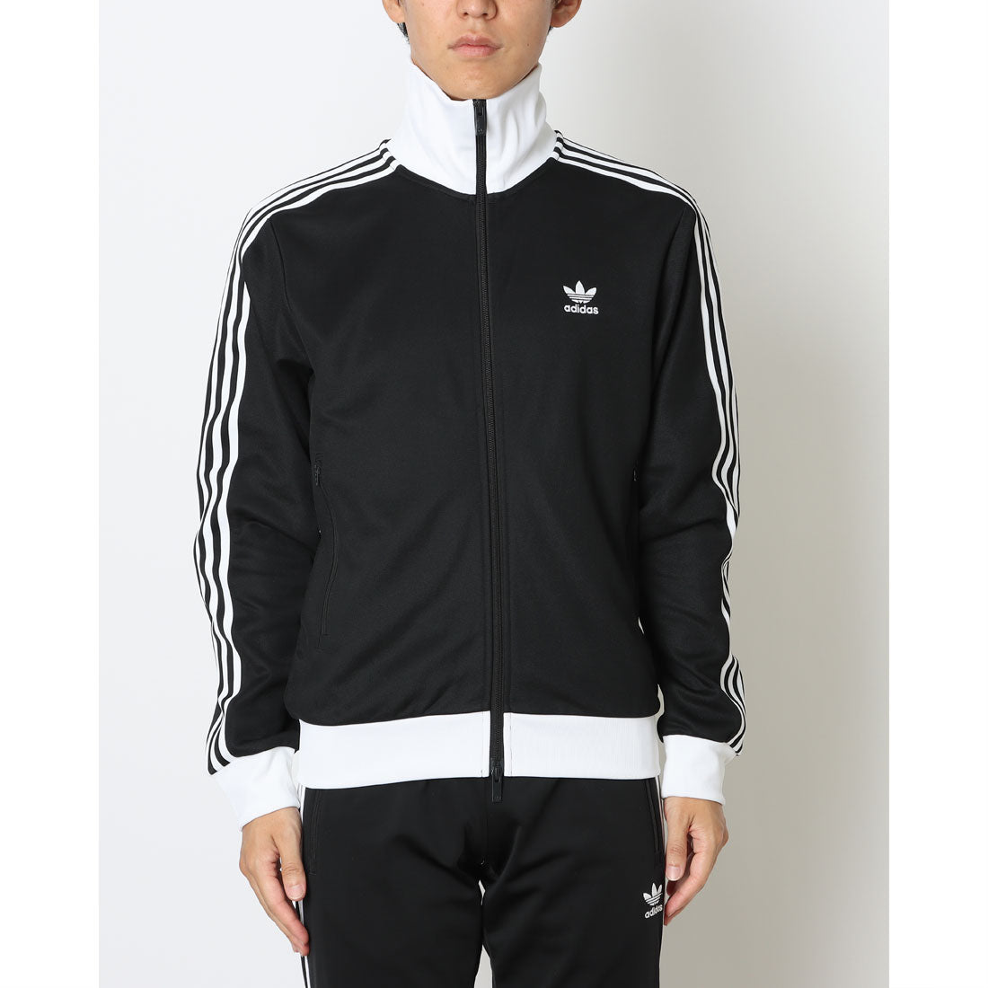 Adidas Originals Beckenbauer Track Top Jersey II5763 black white men's