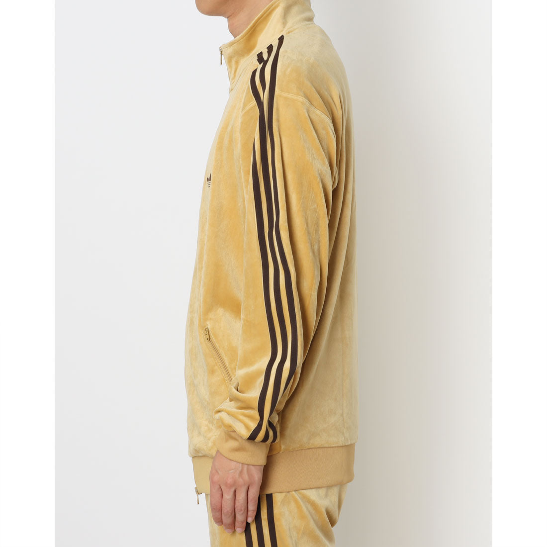 アディダス オリジナルス adidas Originals ベッケンバウアー ベロア トラックトップジャージ JM2270 ベージュ メンズ レディース （GOLDEN BEIGE(JM2270)） GOLDEN BEIGE(JM2270)