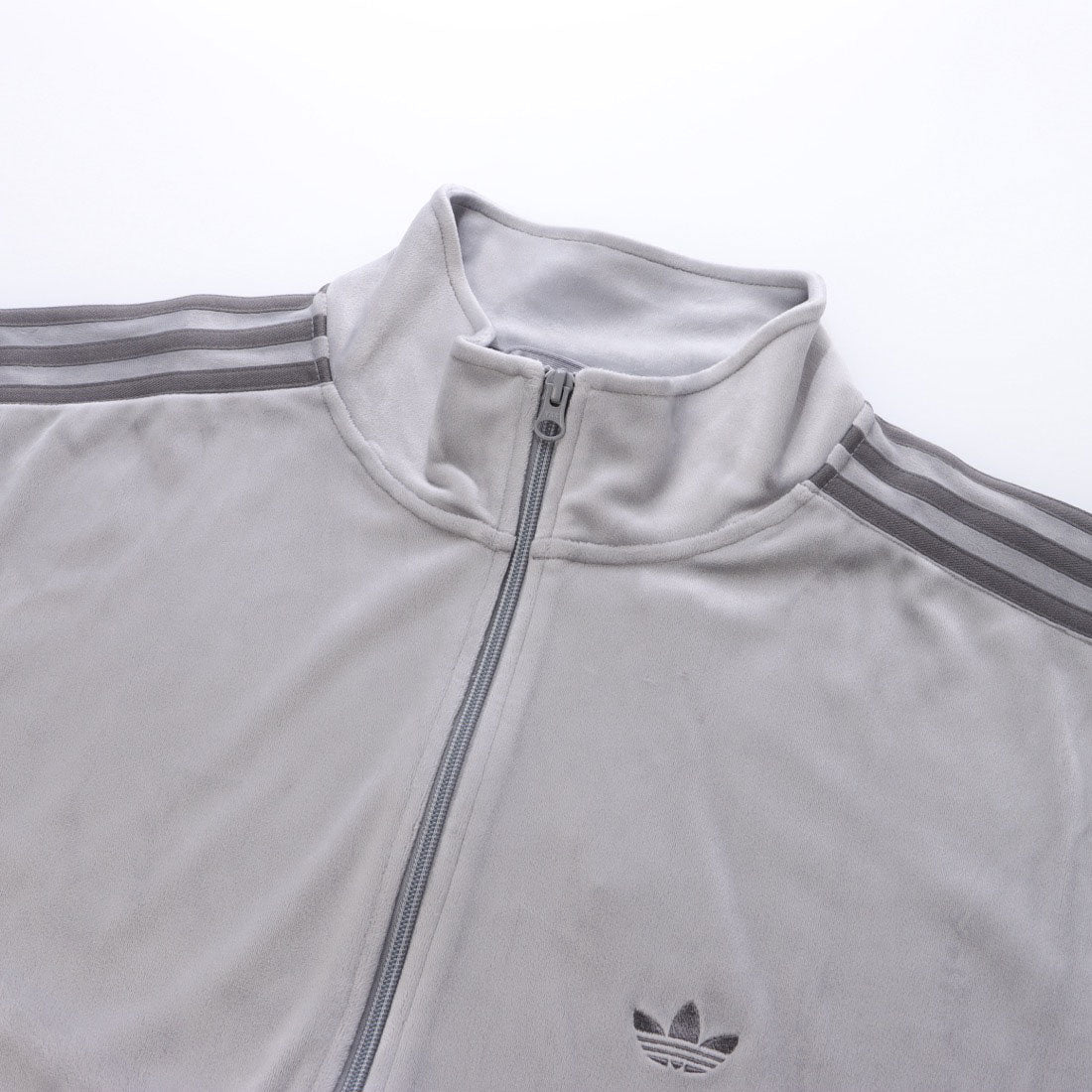 アディダス オリジナルス adidas Originals ベッケンバウアー ベロア トラックトップジャージ JM2271 シルバー メンズ レディース （LIGHT ONIX(JM2271)） LIGHT ONIX(JM2271)
