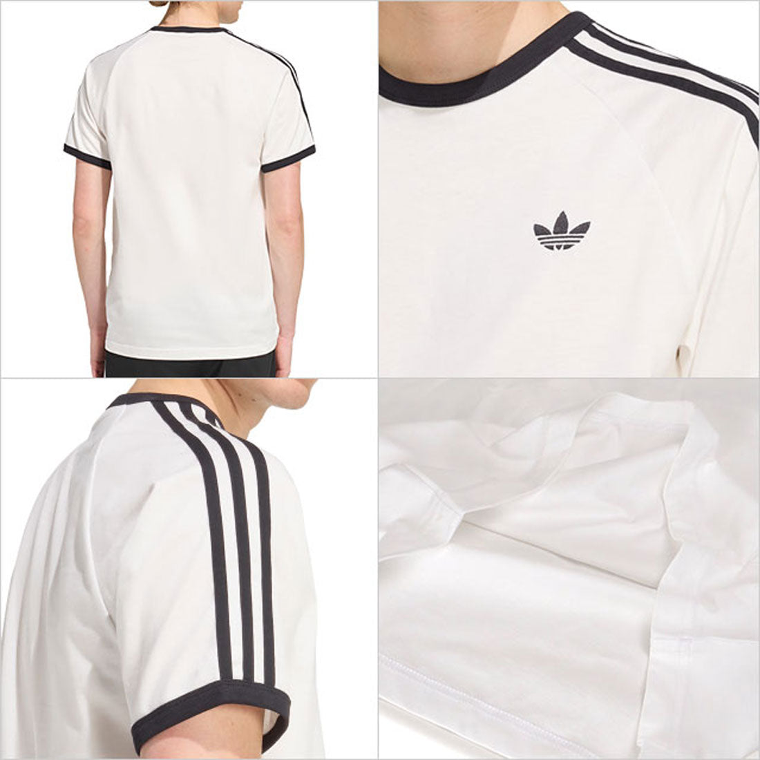 アディダス オリジナルス adidas Originals 3-STRIPES TEE ホワイト [DB785/KE3537] （ホワイト） ホワイト