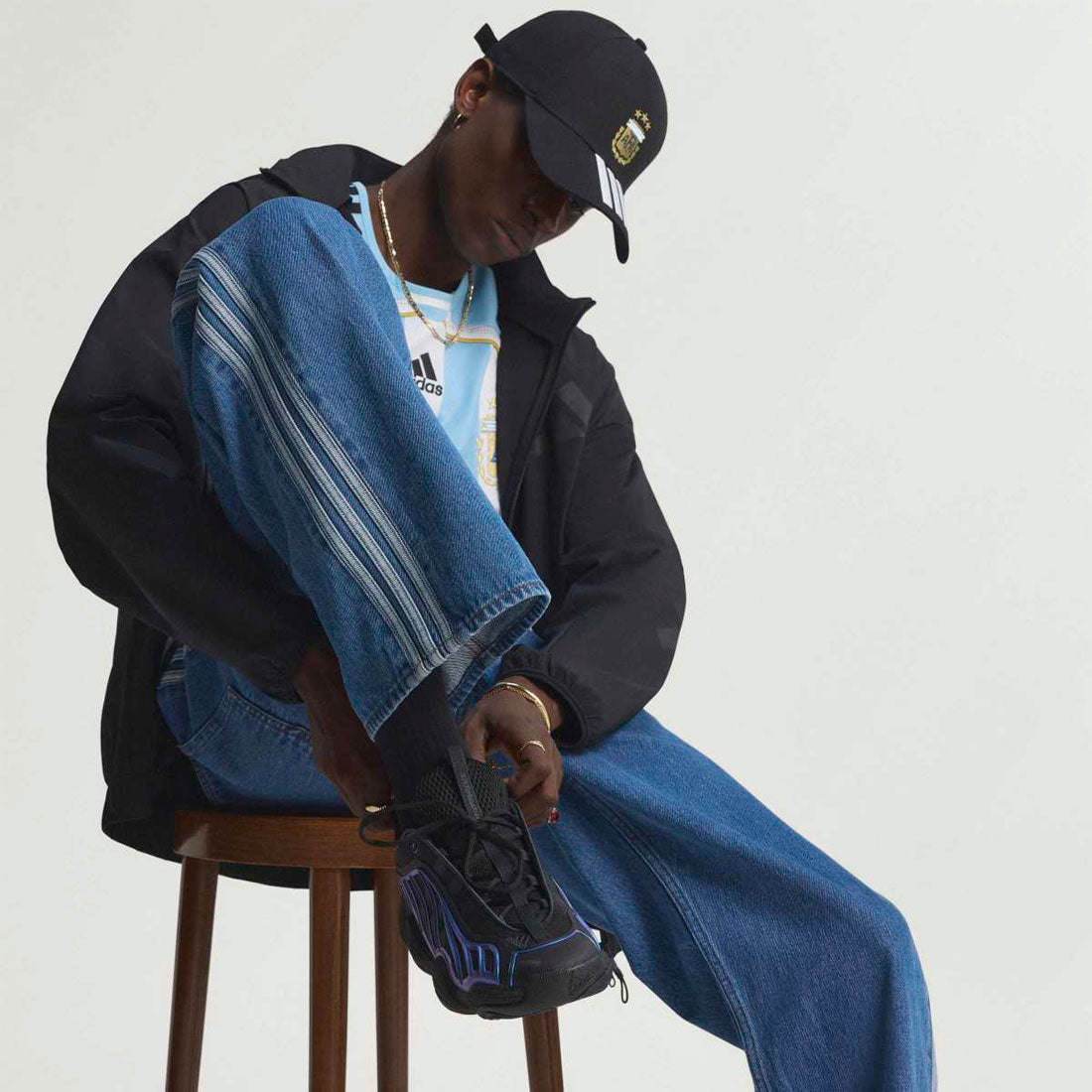 アディダス オリジナルス adidas Originals ファイヤーバード アディカラー デニム パンツ（FIREBIRD ADICOLOR DENIM PANTS） （Medium Vintage Denim） Medium Vintage Denim