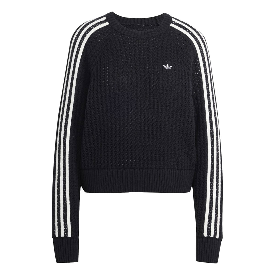 アディダス オリジナルス adidas Originals adidas Originals ADICOLOR KNITTED CREW（アディダスオリジナルス アディカラー ニット クルーネックセーター） （Black） Black