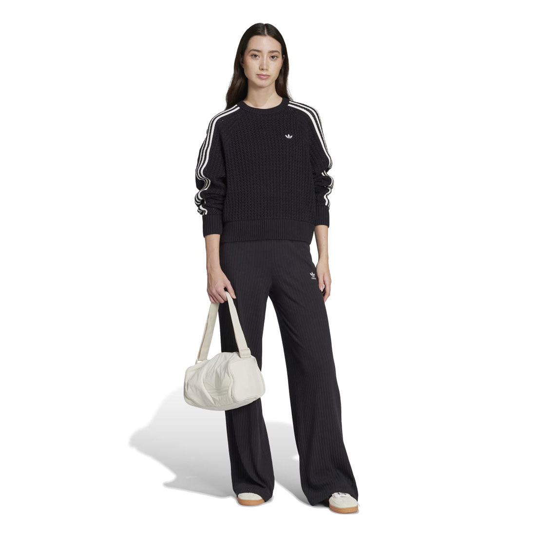 アディダス オリジナルス adidas Originals adidas Originals ADICOLOR KNITTED CREW（アディダスオリジナルス アディカラー ニット クルーネックセーター） （Black） Black