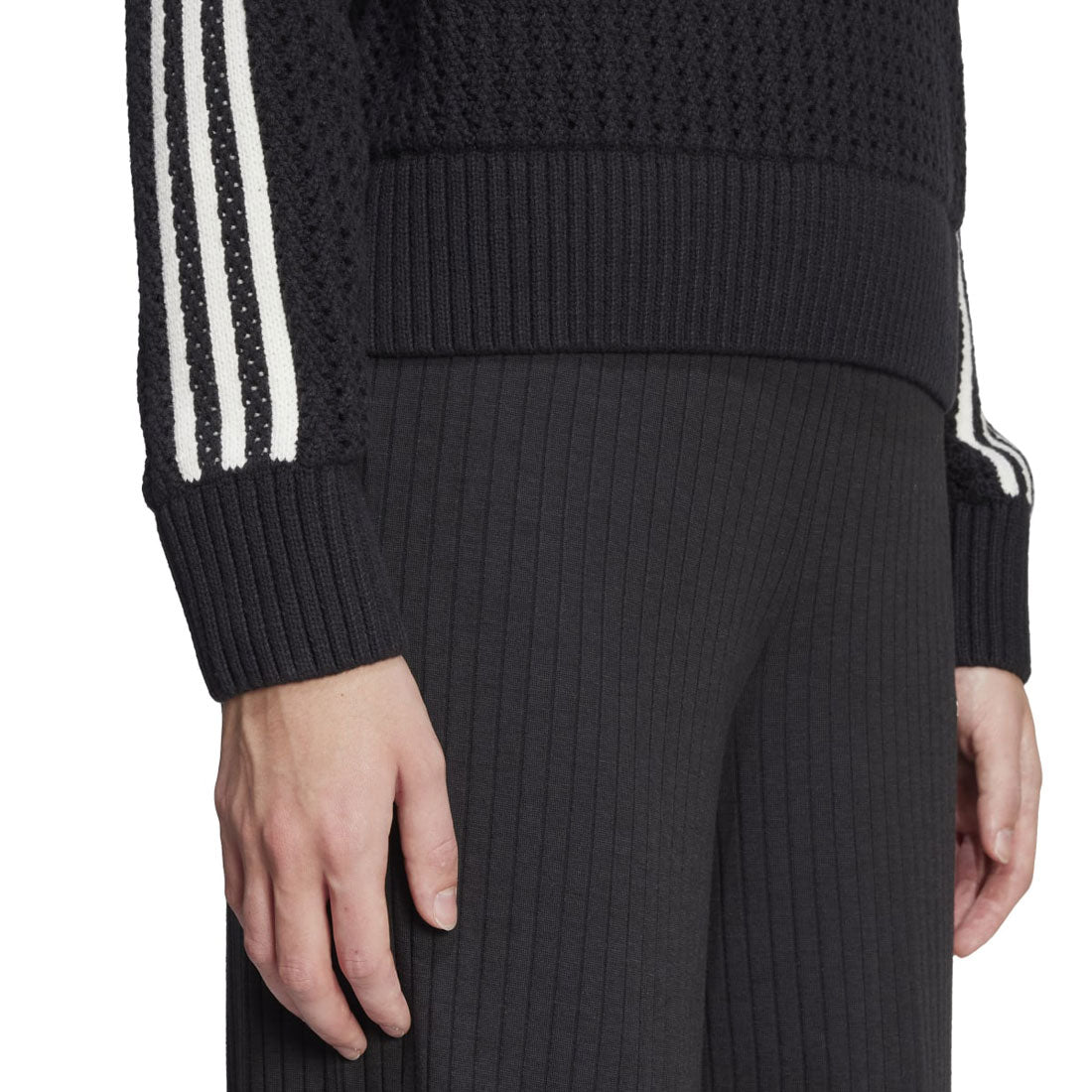アディダス オリジナルス adidas Originals adidas Originals ADICOLOR KNITTED CREW（アディダスオリジナルス アディカラー ニット クルーネックセーター） （Black） Black